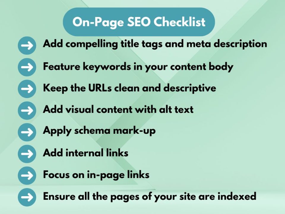découvrez notre checklist seo complète pour optimiser votre site web. suivez nos étapes essentielles pour améliorer votre visibilité sur les moteurs de recherche, accroître votre trafic organique et maximiser votre potentiel en ligne.